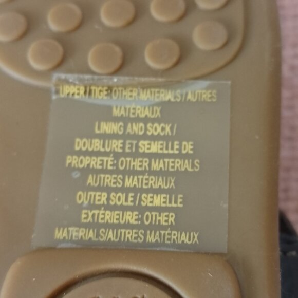 Toddler Fisherman Sandals, Brown Faux Leather with Velcro Strap, Sz. 4 - Picture 5 of 6